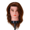 Gabbiano WZ3 hairdressing training head, natural hair, color 4, length 8"