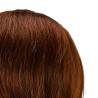 Gabbiano WZ4 training head with beard, natural hair, color 4, length 8"+6"