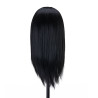 Gabbiano WZ4 training head with beard, synthetic hair, color 1, length 8"+6"