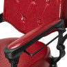 Barber chair President Red