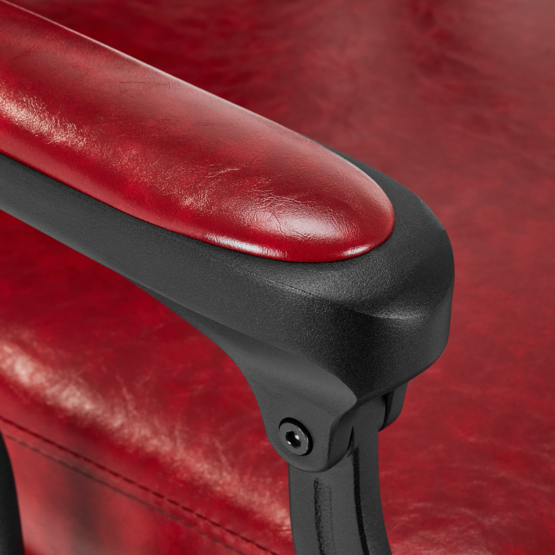 Barber chair President Red
