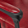 Barber chair President Red