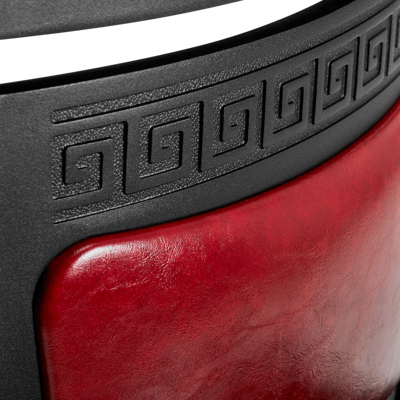 Barber chair President Red