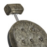 Barber chair President Old Leather Green
