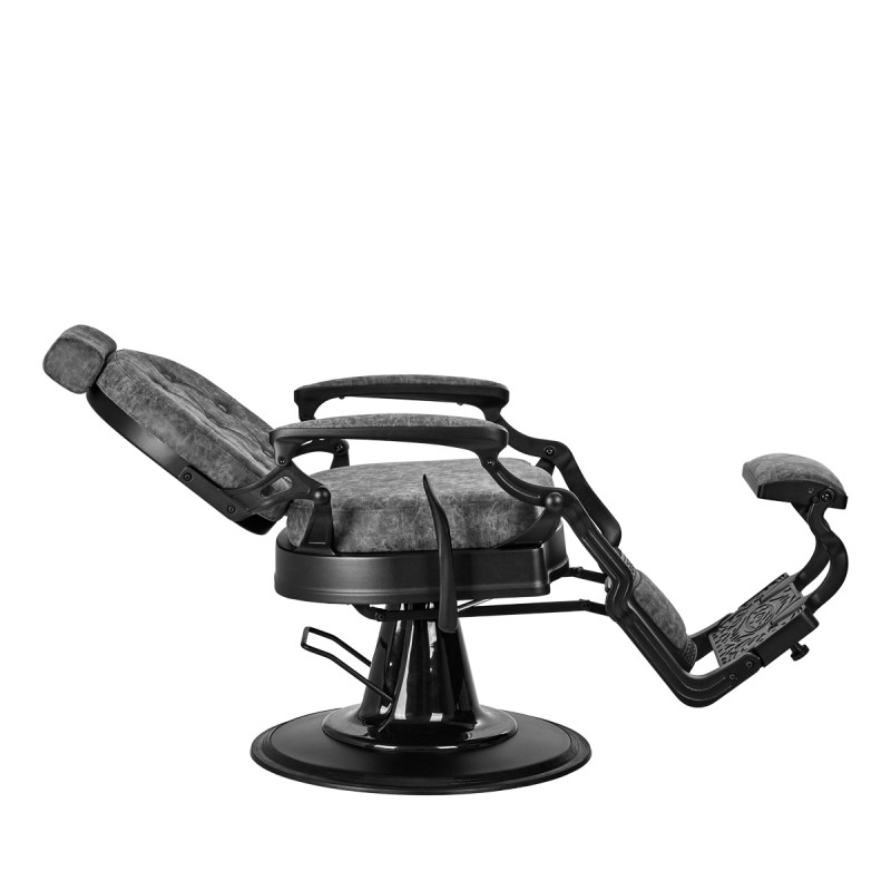 Barber chair President Old Leather Gray