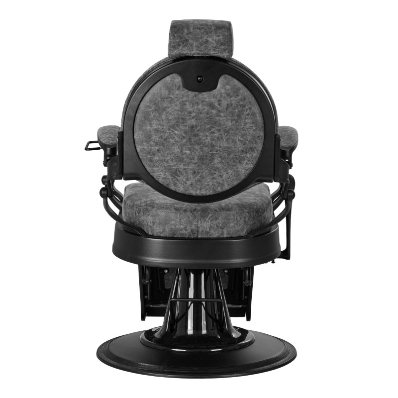 Barber chair President Old Leather Gray