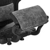 Barber chair President Old Leather Gray