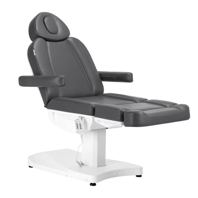 Electric cosmetic chair Azzurro 803D 3-motors grey