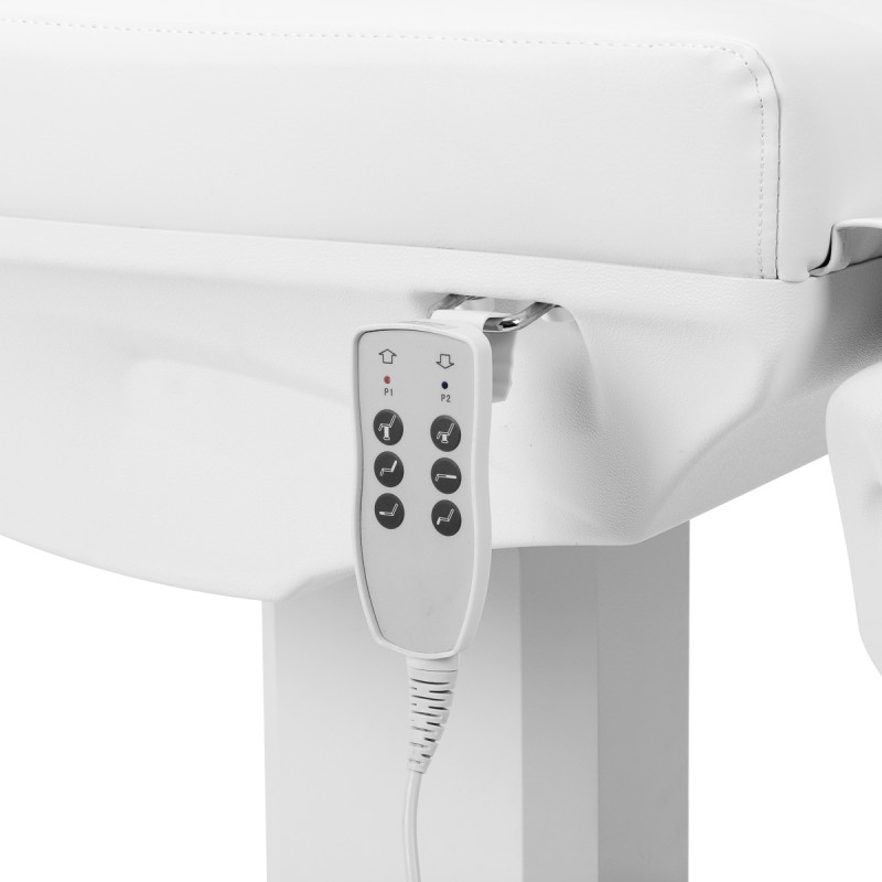 Electric cosmetic chair Azzurro 803D 3-motors white