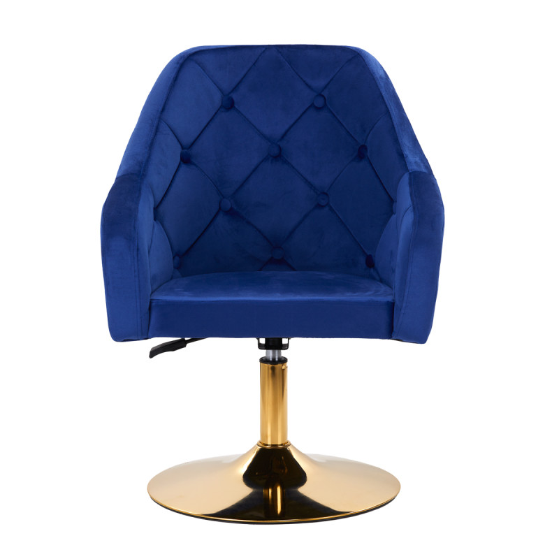4Rico swivel chair QS-BL14G navy blue