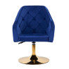 4Rico swivel chair QS-BL14G navy blue