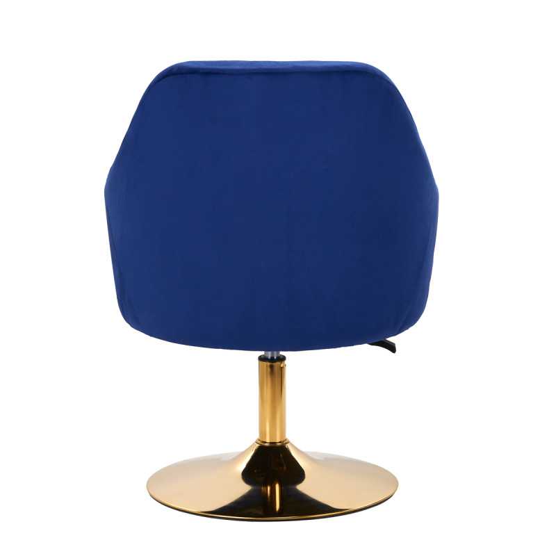 4Rico swivel chair QS-BL14G navy blue