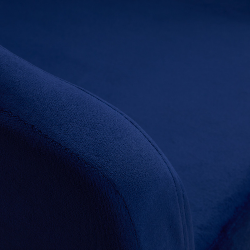 4Rico swivel chair QS-BL14G navy blue
