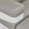 Azzurro 891 electric cosmetic chair grey