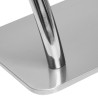 Hairdressing footstool L005S silver