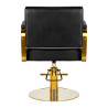 Gabbiano hairdressing chair Genua gold black