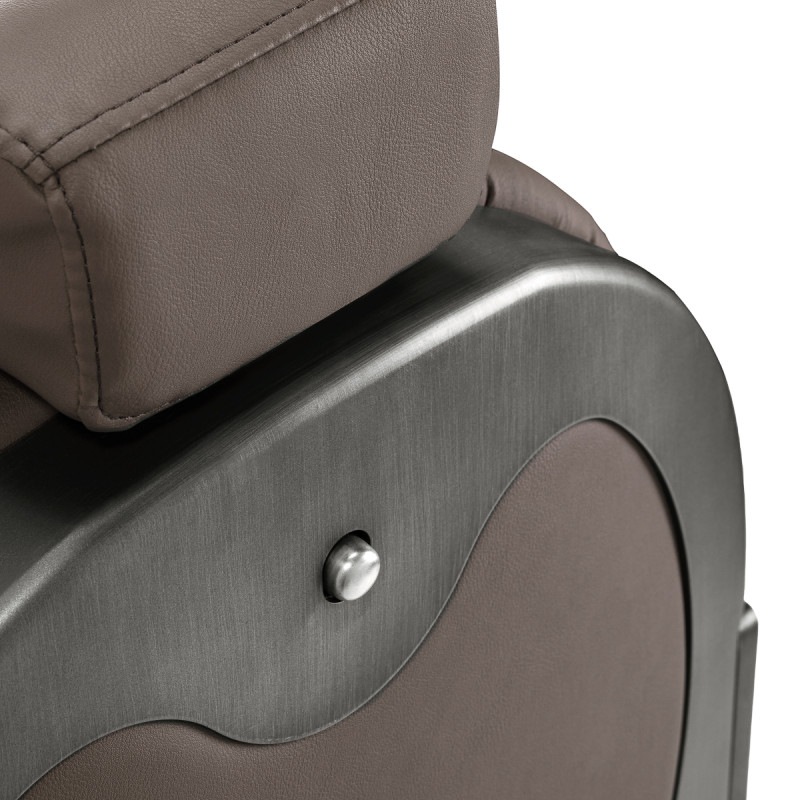 Barber chair Gabbiano Niccolo Brown