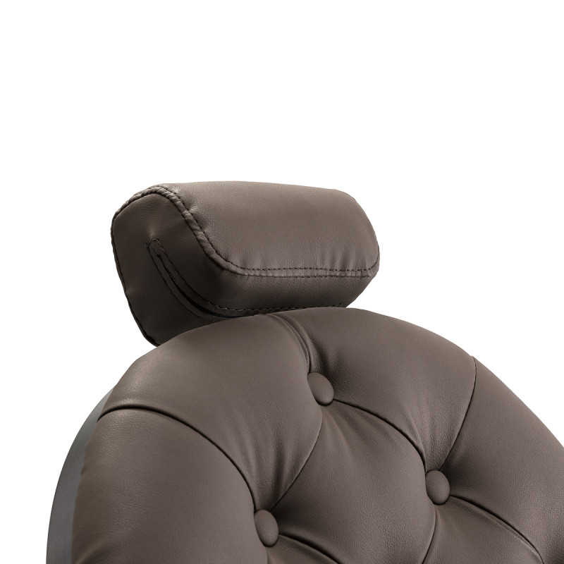 Barber chair Gabbiano Niccolo Brown