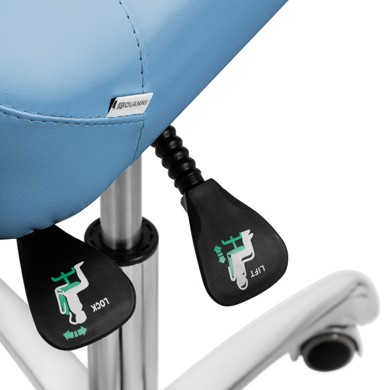 Podiatry Stool 1005 Giovanni Medical Blue