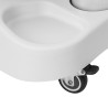 Azzurro paddling pool trolley white