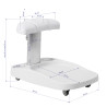 Azzurro paddling pool trolley white