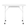 Folding desk 4031 white + bag