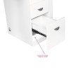 Cosmetic desk 310 white left