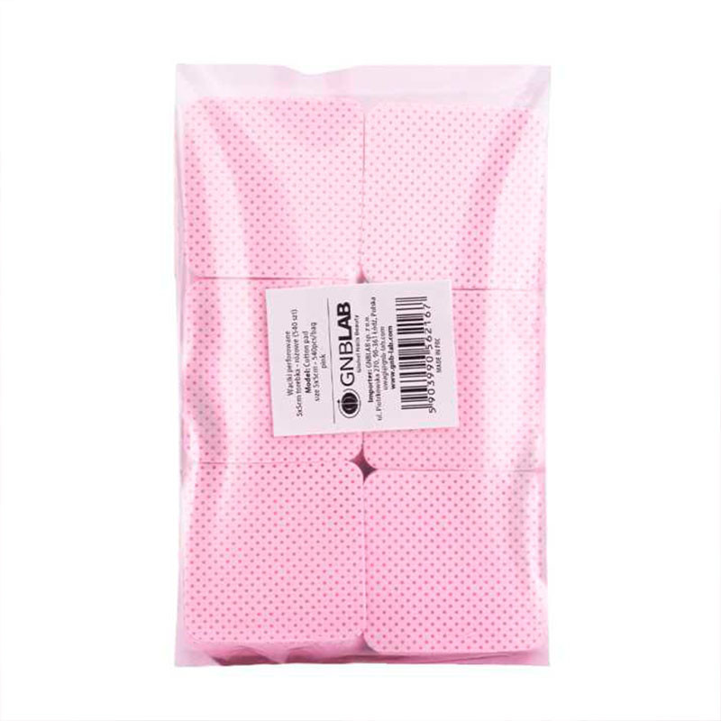 Lint-free nail wipes pink MollyLac - 5x5 cm - 540 pcs