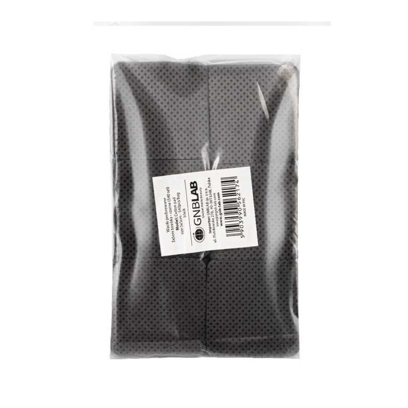 Lint-free nail wipes - MollyLac - black - 5x5 cm - 540 pcs