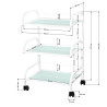 Cosmetic table type 1014 giovanni