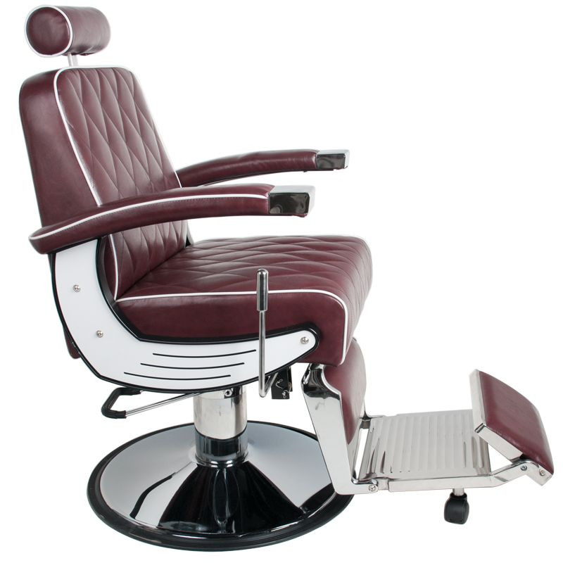 Gabbiano barber chair imperial maroon