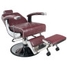 Gabbiano barber chair imperial maroon