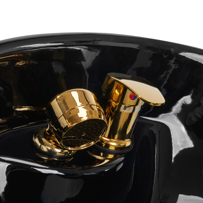 Gabbiano barber wash unit Marcus gold black
