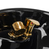 Gabbiano barber wash unit Marcus gold black