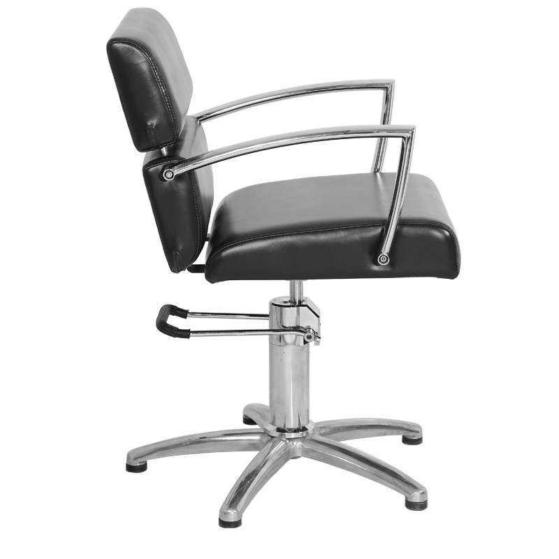 Gabbiano black hairdressing chair in Brussels