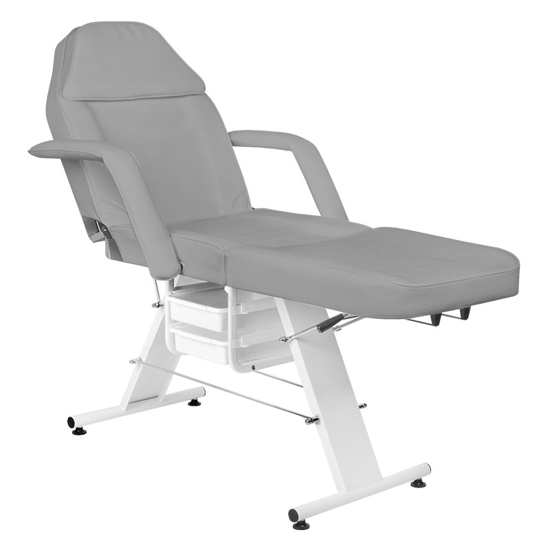 Cosmetic chair A 202 gray with litter boxes