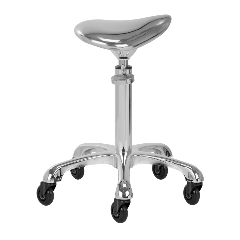 Gabbiano stool Fine Silver