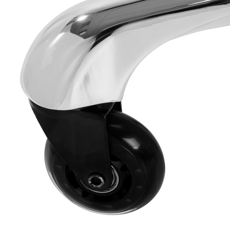 Gabbiano stool Fine Silver