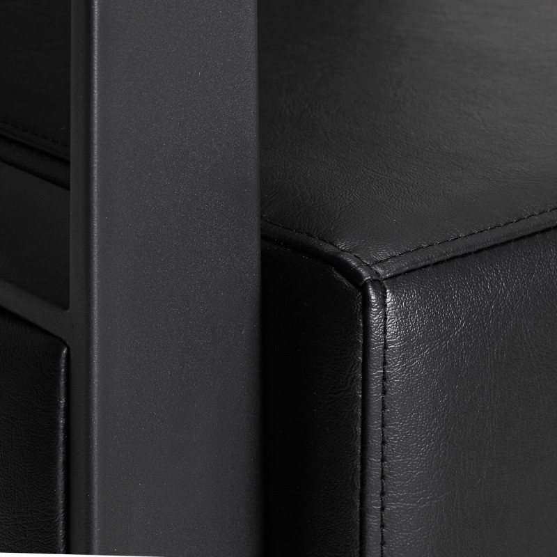 Hairdressing chair Gabbiano Modena Black