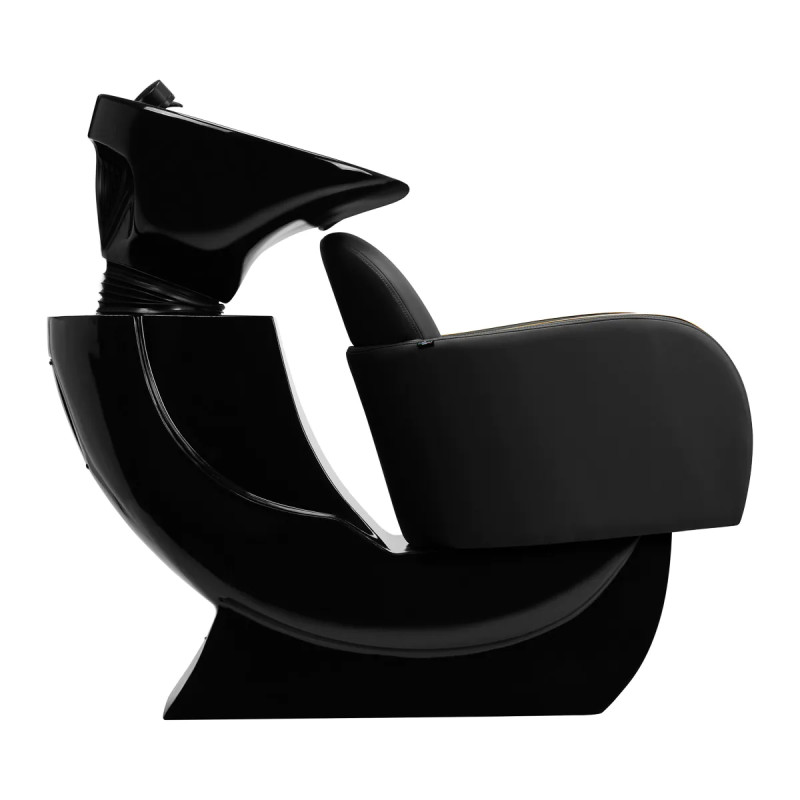 Gabbiano hairdressing wash unit Malaga gold and black