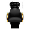 Gabbiano hairdressing wash unit Malaga gold and black