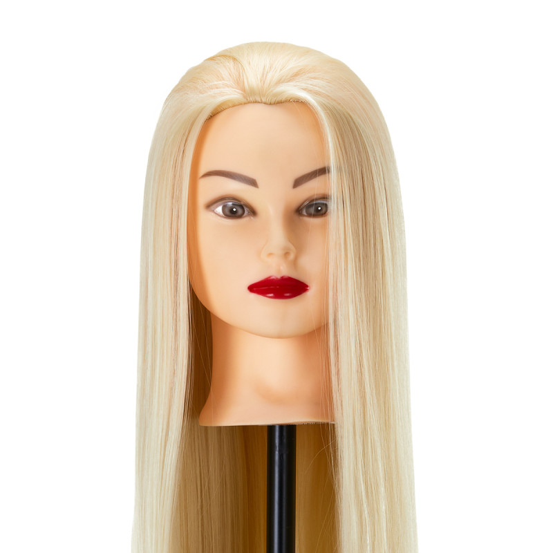 Gabbiano WZ2 hairdressing training head, synthetic hair, color 613, length 24"