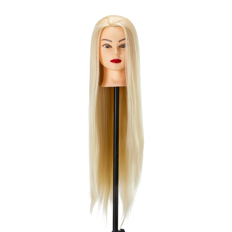 Gabbiano WZ2 hairdressing training head, synthetic hair, color 613, length 24"