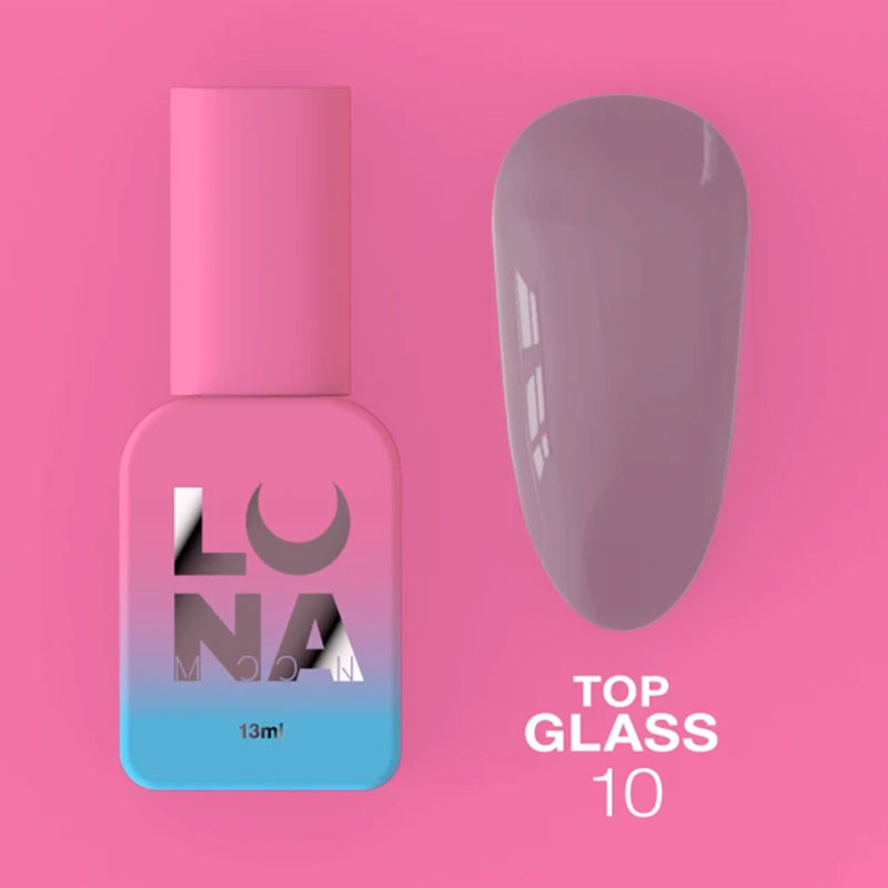 Pealislakk Lunamoon Top Glass № 10 - 13 ml