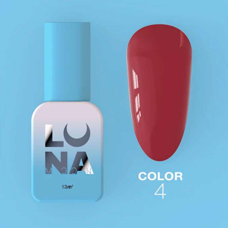 Colored gel polish Lunamoon Nr 04 - 13 ml