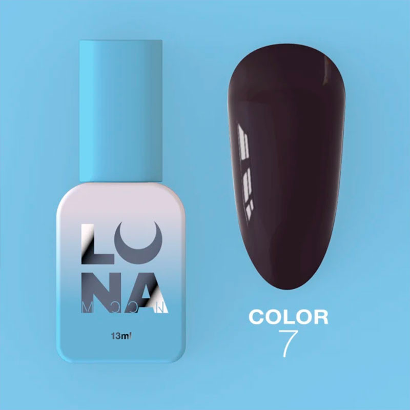 Colored gel polish Lunamoon Nr 07 - 13 ml