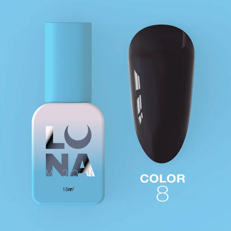 Colored gel polish Lunamoon Nr 08 - 13 ml