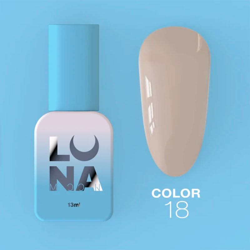 Colored gel polish Lunamoon Nr 18 - 13 ml