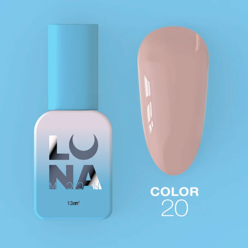Colored gel polish Lunamoon Nr 20 - 13 ml