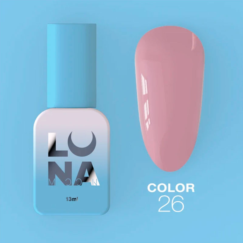 Colored gel polish Lunamoon Nr 26 - 13 ml